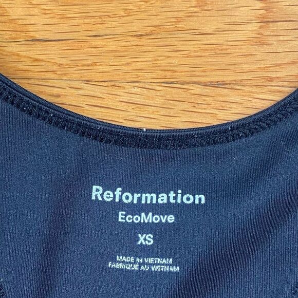 🪦 Reformation Eco Olivia Black Tank Size XS (3 for 30 bundle) - Picture 7 of 7